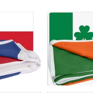 TEXAS OR IRELAND SOFT FLEECE KNIT BLANKET LONE STAR STATE - BRAND NEW WITH TAG
